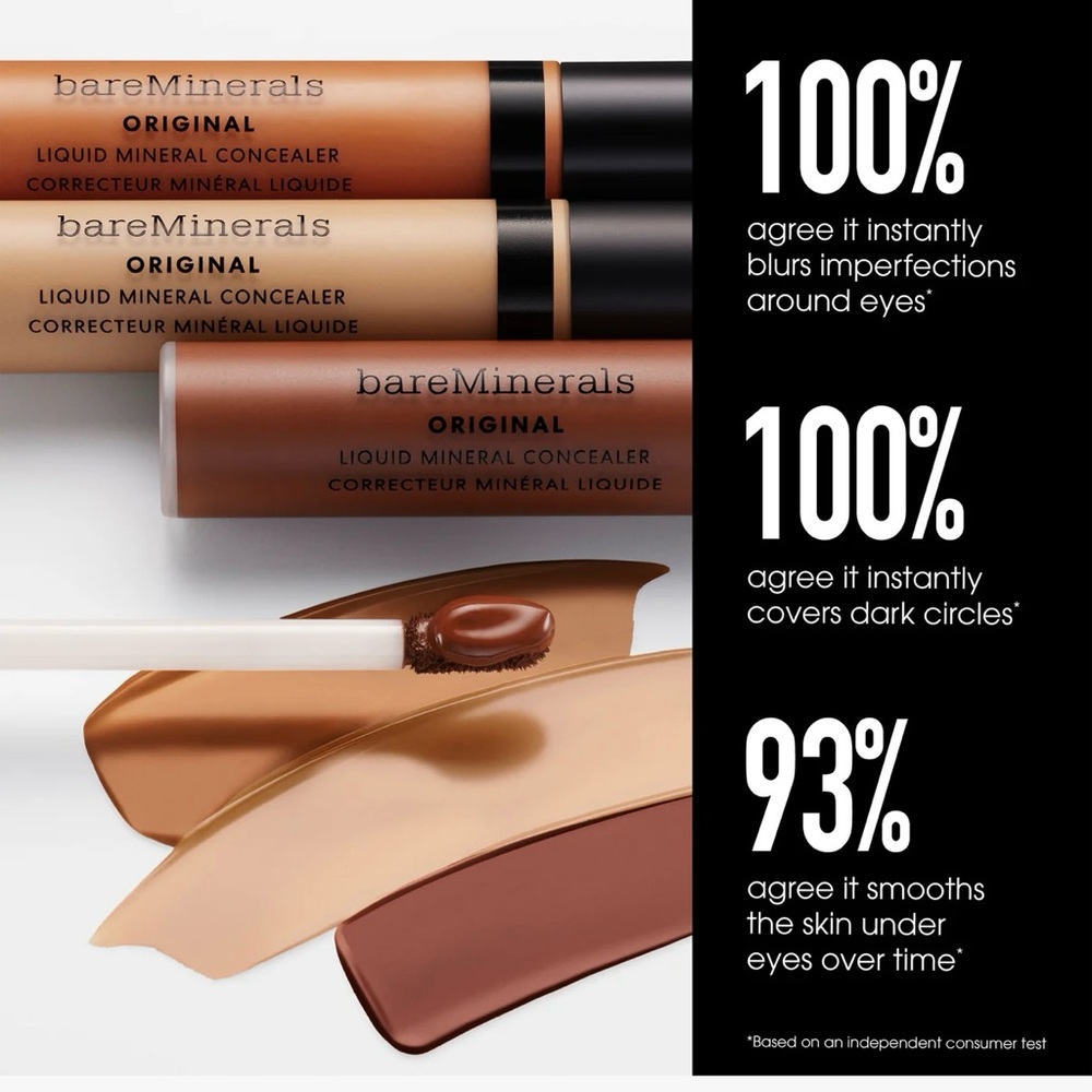 bareMinerals Original Liquid Mineral Concealer 0.2 fl oz. DARK 5C New‎ In Box - Picture 5 of 16
